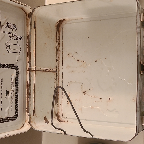 Vintage- Alladin 1978- Six Million Dollar Man Lunch Box with Thermos - Picture 14 of 16